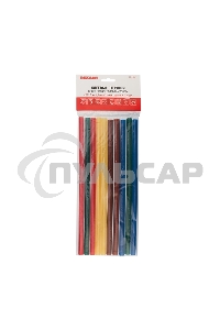 Клеевые стержни Rexant, Ø11 мм, 270 мм, цветные, 10 шт., хедер