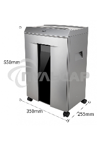 Шредер Deli 9959 серый с автоподачей (секр.P-6)/фрагменты/7лист./30лтр./скрепки/скобы