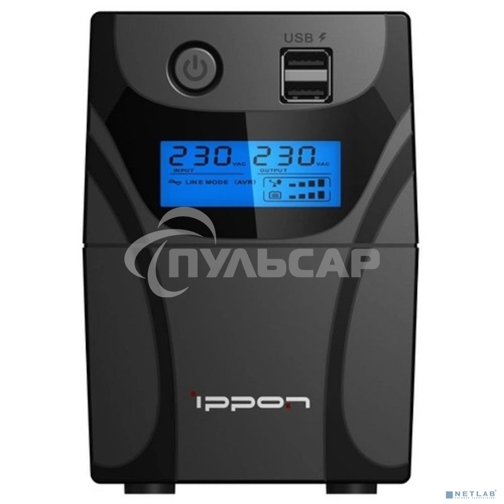 Источник бесперебойного питания Ippon Back Power Pro II Euro 650 360Вт 650ВА черный