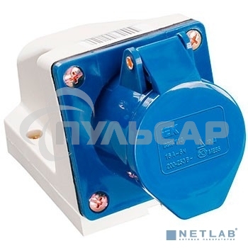 Розетка 125 стационарная 3Р+РЕ+N 32А 380В IP44 ИЭК