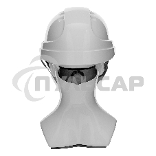 Каска защитная ударопрочная, ABS/PC, плавная регулировка, модель 