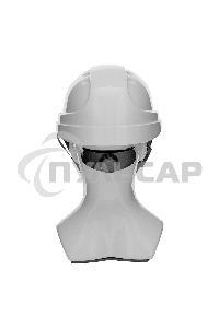 Каска защитная ударопрочная, ABS/PC, плавная регулировка, модель 