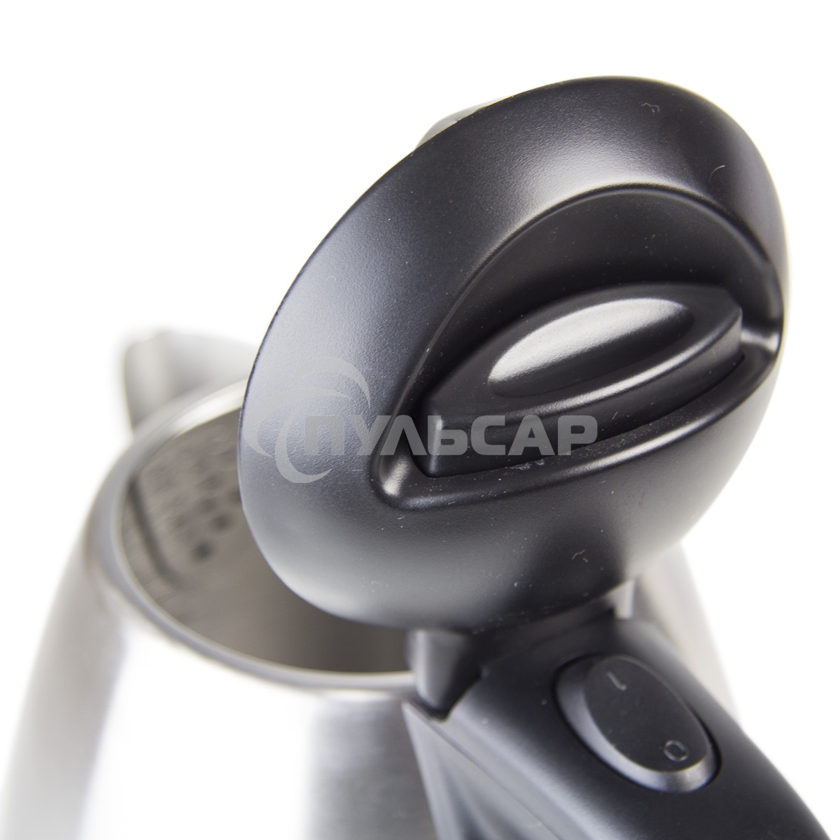 Чайник электрический Galaxy GL 0304, серый, металл, 2000 Вт, 1,8 л, съемный фильтр, шкала уровня воды