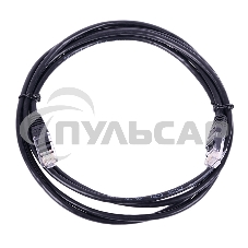 Патч-корд Lanmaster UTP TWT-45-45-0.5-BK вилка RJ-45-вилка RJ-45 кат.5е 0.5м черный ПВХ (уп.:1шт)