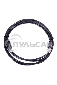 Патч-корд Lanmaster UTP TWT-45-45-0.5-BK вилка RJ-45-вилка RJ-45 кат.5е 0.5м черный ПВХ (уп.:1шт)