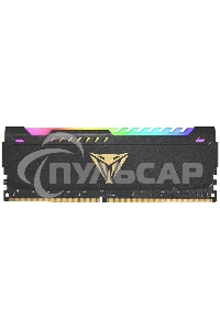 Оперативная память Patriot Viper Steel, DDR4, 16Gb (2x8Gb), 3600MHz, CL20, DIMM, с радиатором, RGB, черный
