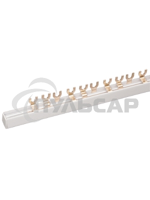 Шина соединительная типа FORK вилка 3Р 63 А 1 м Rexant (10 шт./уп.)