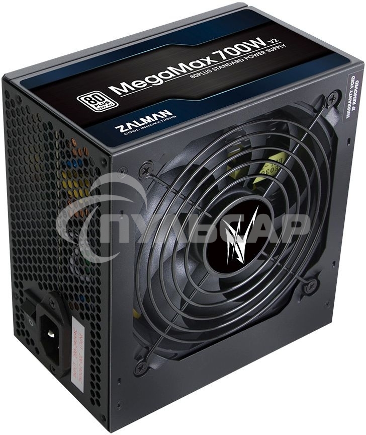 Блок питания Zalman ZM700-TXII V1/V2 RTL, 700Вт, 80 PLUS, 120мм, черный