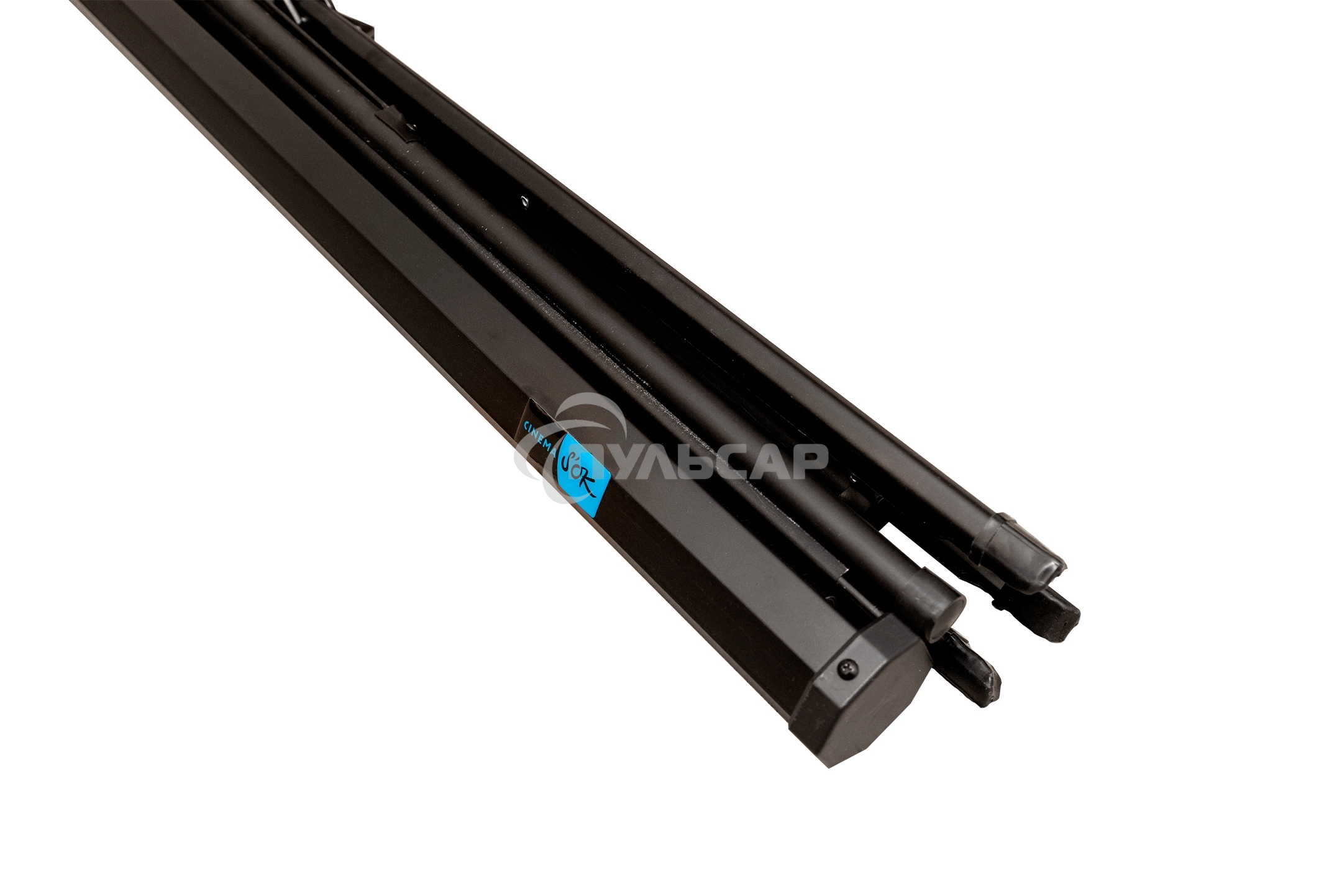 Экран 150x150см TriScreen 1:1 напольный рулонный белый84' Matt White (MW), черный корпус