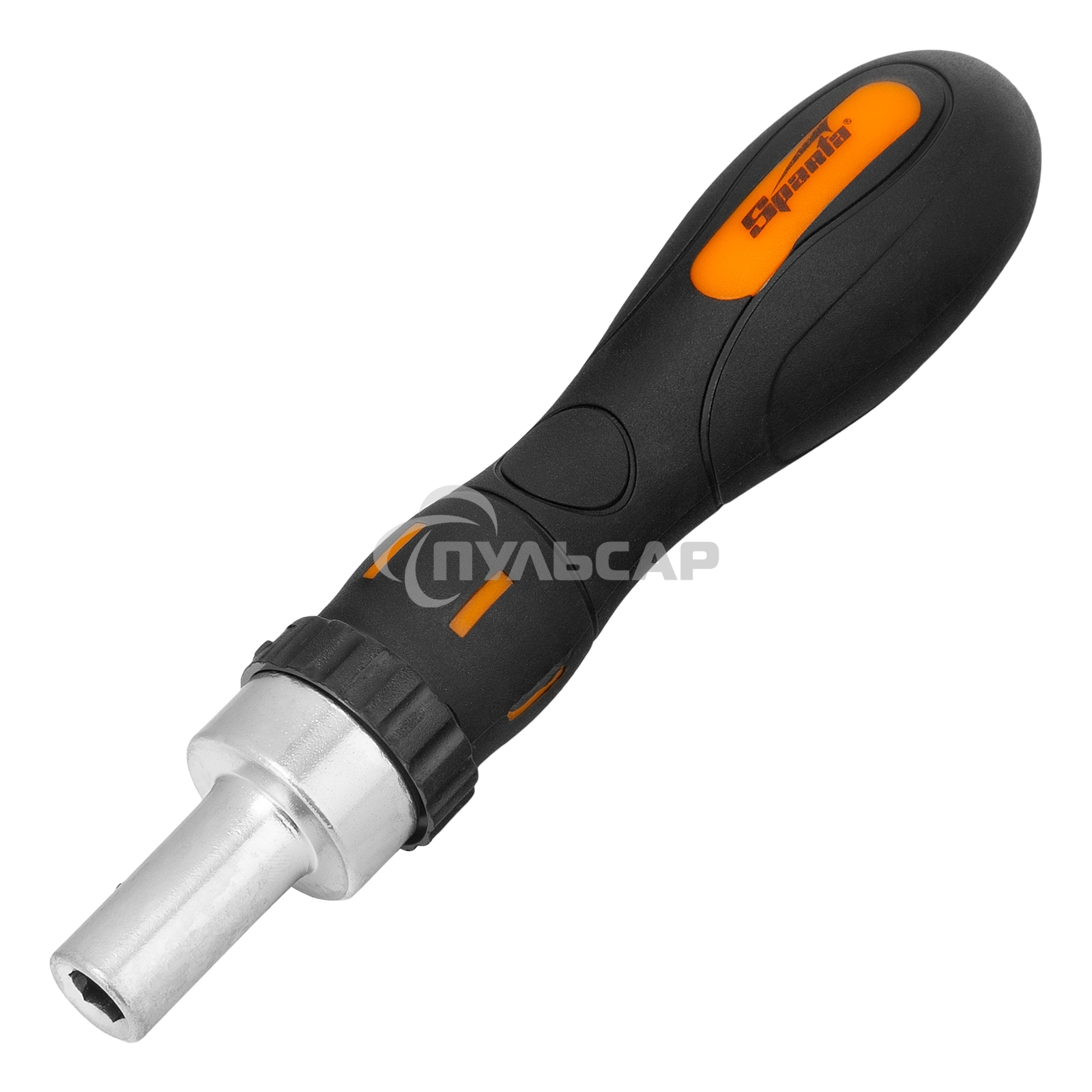 Отвертка реверсивная с набором бит, CrV, 12 шт. Sparta