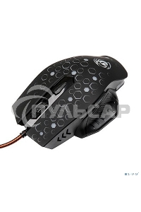 Мышь проводная Dialog Gan-Kata MGK-11U черный, 2400 dpi, USB, кнопки - 6