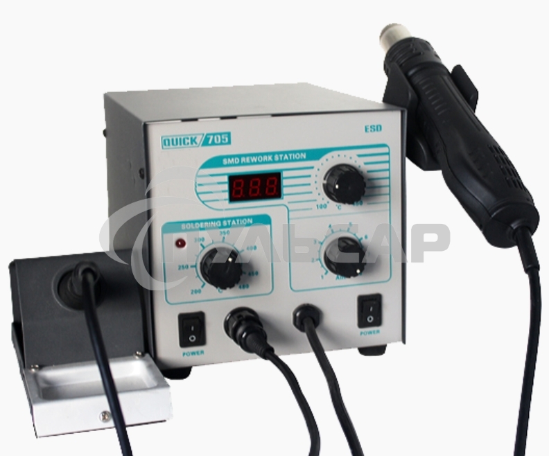 Паяльная станция Quick 705 ESD 2 в 1