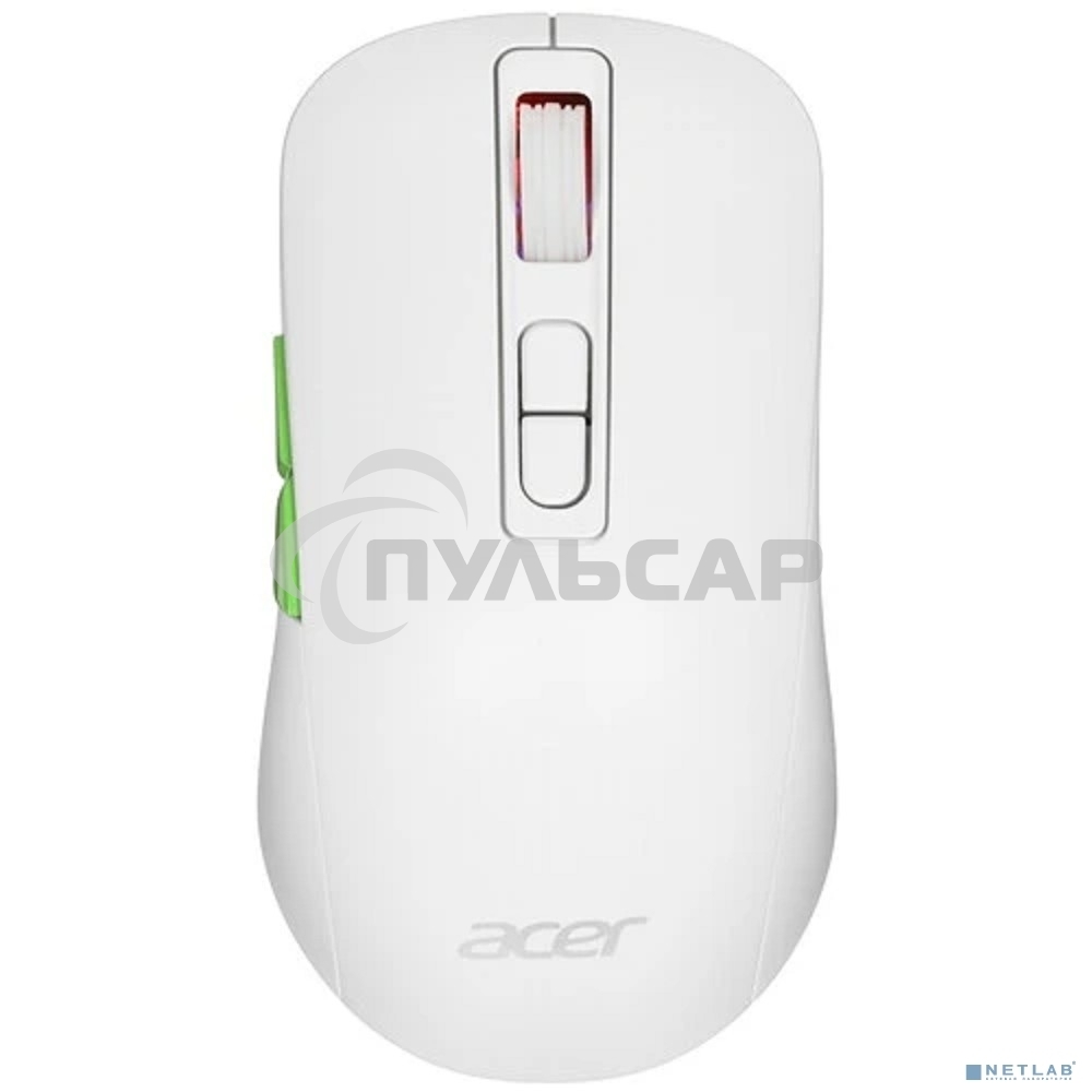 Мышь беспроводная Acer OMR311 белый, 2400 dpi, радиоканал, Bluetooth, USB, кнопки - 7
