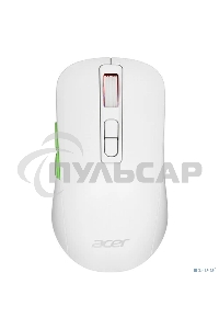 Мышь беспроводная Acer OMR311 белый, 2400 dpi, радиоканал, Bluetooth, USB, кнопки - 7