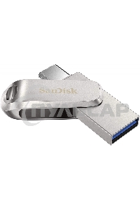 Флешка USB Sandisk Ultra Dual Luxe 32 Gb, USB 3.0, серебристый