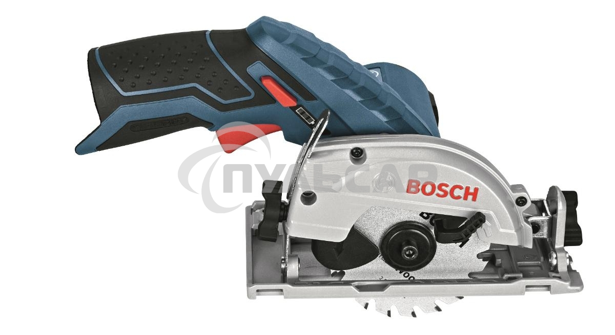 Пилы электрические сабельные, ленточные, Лобзики Bosch GKS 10,8 V-LI 06016A1001 Пила циркулярная аккумуляторная диаметр диска 85мм, скорось вращения 1400 об/мин,напряжение аккум 10.8 В,емкость аккум 2А*ч,вес 1.2кг