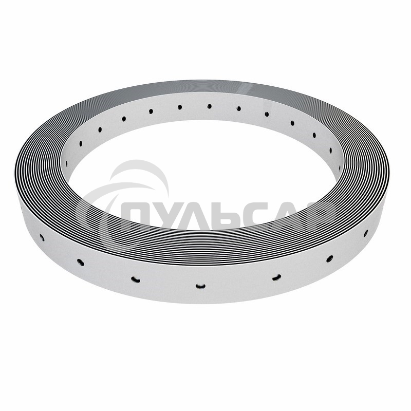 Лента полоса монтажная оцинкованная прямая, перфорированная тарная Rexant 20х0,55 мм, рулон 25 м