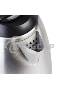 Чайник электрический Galaxy GL 0304, серый, металл, 2000 Вт, 1,8 л, съемный фильтр, шкала уровня воды