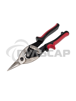 Ножницы по металлу прямые Rexant 260 мм никелированные, двухкомпонентные рукоятки