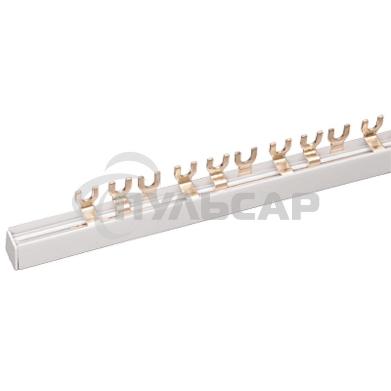 Шина соединительная типа FORK вилка 3Р 100 А 1 м Rexant (10 шт./уп.)