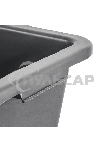 Таз прямоугольный Matrix строительный усиленный, 55 л 81471