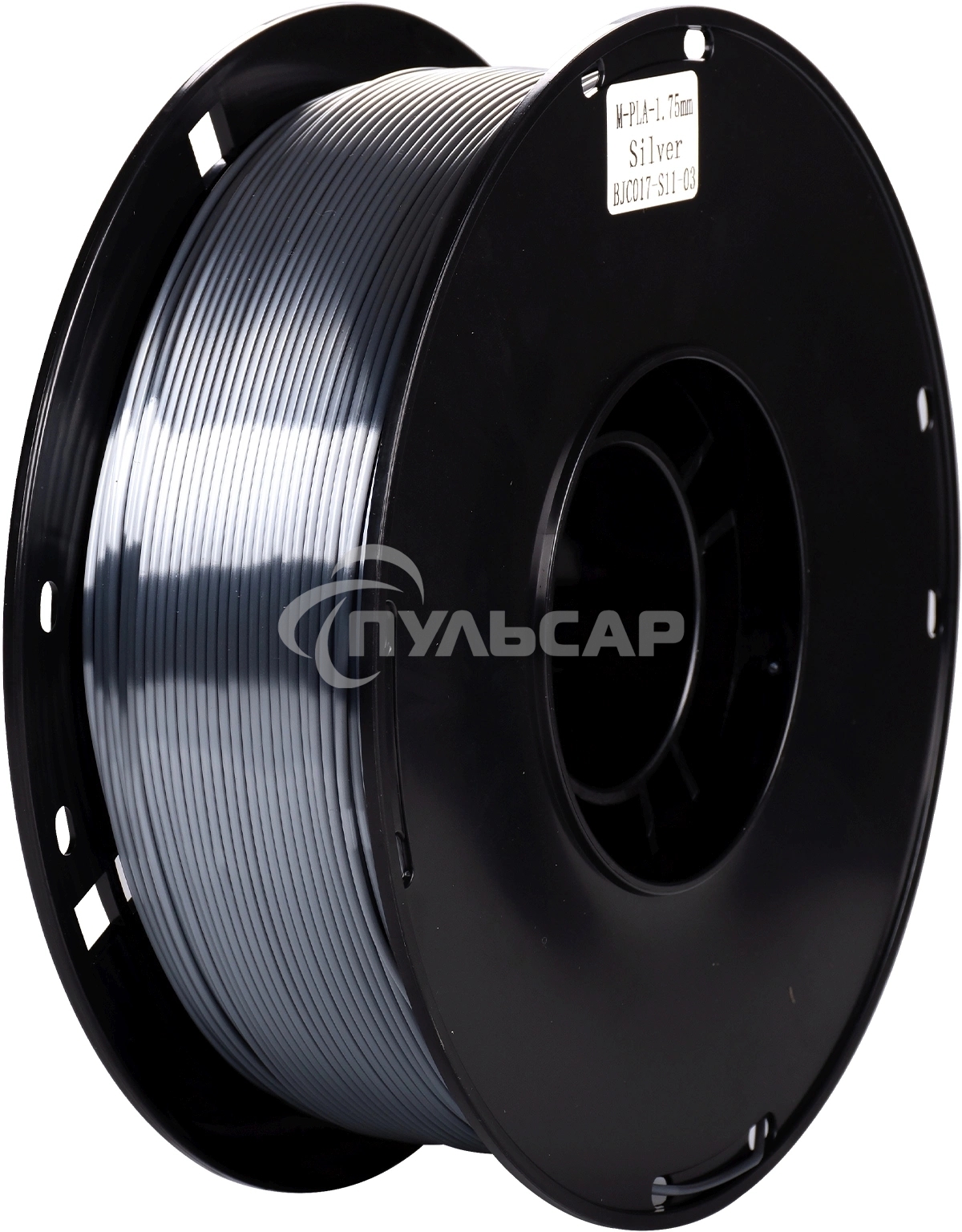 Пластик для принтера 3D Cactus CS-3D-PLA-1KG-S-SILV PLA SILK d1.75мм 1кг L326м 1цв.