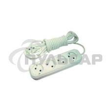 Удлинитель 4х5м без заземл. 10А IP20 Makel MGP144
