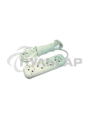 Удлинитель 4х5м без заземл. 10А IP20 Makel MGP144