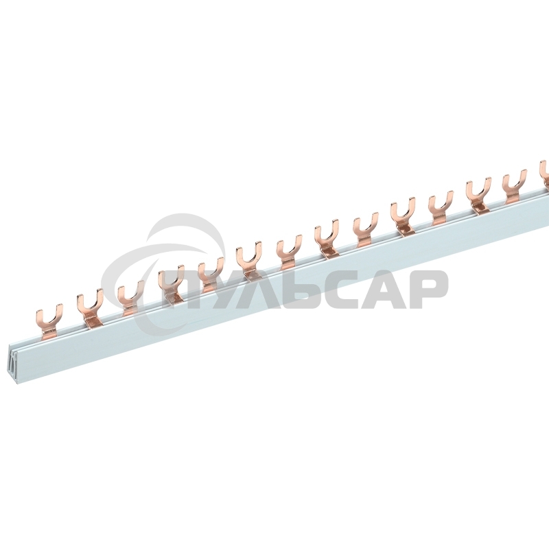 Шина соединительная типа FORK вилка 2Р 63 А 1 м Rexant (10 шт./уп.)