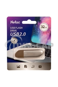 Флешка USB Netac U352 NT03U352N-032G-20PN USB 2.0 32 Gb, retail version