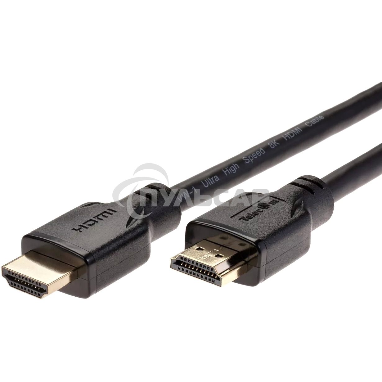 Кабель HDMI 19M/M,ver. 2.1, 8K@60 Hz 1.5m Telecom/VCOM <TCG255-1.5M>