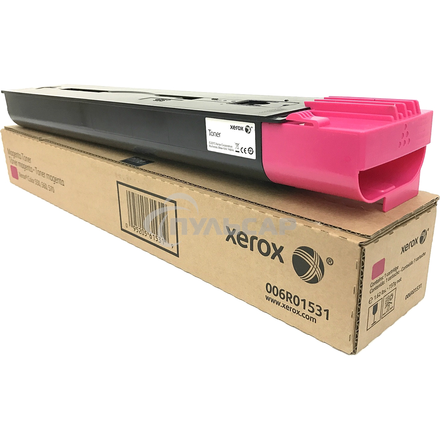 Картридж лазерный XEROX 006R01531 пурпурный для Colour 550/560 (32 000 отпечатков) GMO