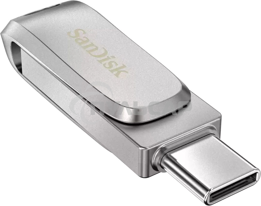 Флешка USB Sandisk Ultra Dual Luxe 32 Gb, USB 3.0, серебристый