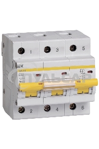 Выключатель автоматический Iek MVA40-3-032-D ВА47-100 3Р 32А 10кА х-ка D ИЭК