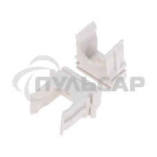 Крепеж-клипса для труб ø16мм, белая (100 шт/уп) Rexant