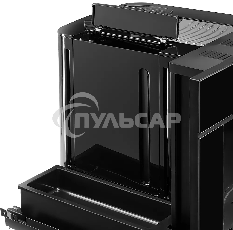 Автоматическая кофемашина Kuppersberg KCM 182 Black коллекция High-Tech,управление сенсорное,максимальное давление 20 бар,емкость для воды 1.8л, есть капучинатор,приготовление кофе автоматическое, материал панели стекло, черный