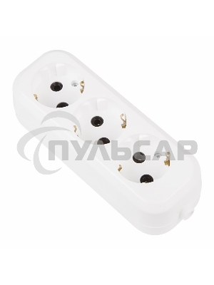 Колодка 3 гнезда с/з PROconnect 