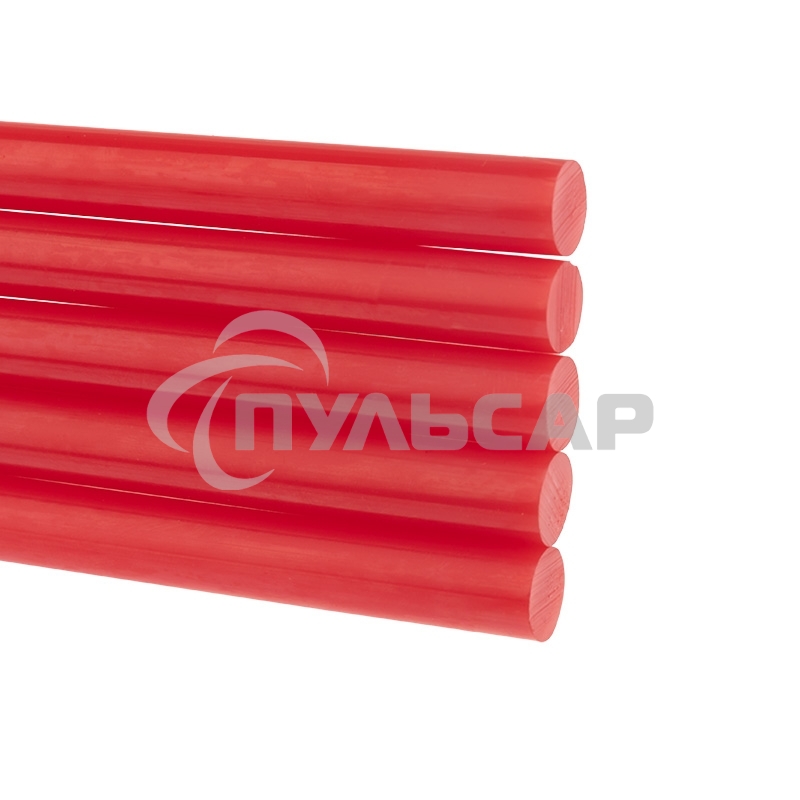 Клеевые стержни Rexant, Ø11 мм, 100 мм, красные, 6 шт., блистер