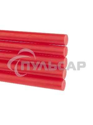 Клеевые стержни Rexant, Ø11 мм, 100 мм, красные, 6 шт., блистер
