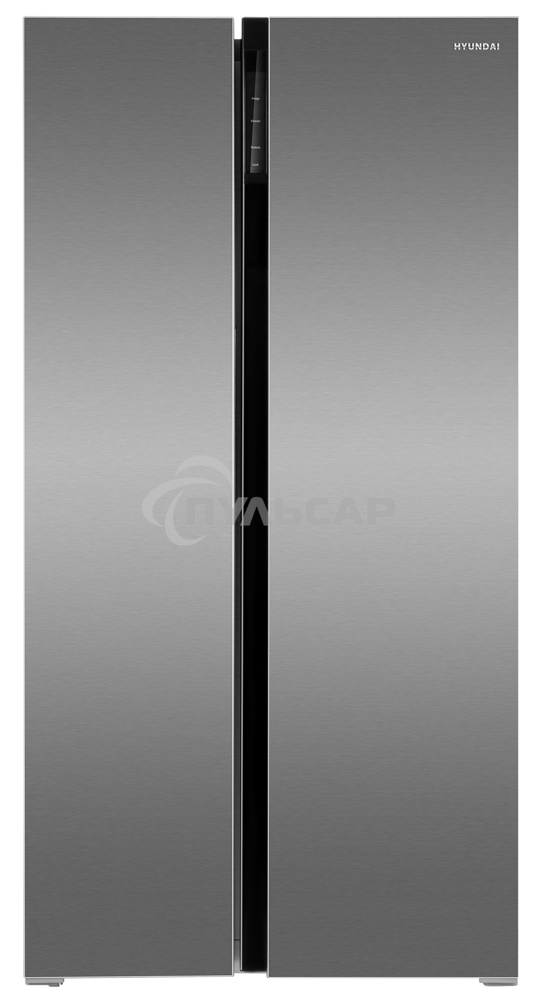Холодильник Hyundai CS6503FV нержавеющая сталь двухкамерный инвертер 407/205л морозилка сбоку