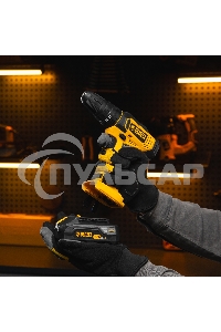 Дрель-шуруповерт Denzel CID-18-0, Аккумуляторная, 18В, Без АКБ и ЗУ, Ударная, Кейс