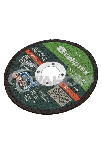 Круг отрезной по металлу, 115 х 1,6 х 22,2 мм, 84%A+16%B Сибртех