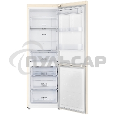 Холодильник Samsung RB33A32N0EL/WT бежевый двухкамерный инвертер 232/118 л морозилка снизу