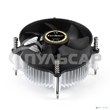 Кулер для процессора ExeGate EK-11508.PWM серебристый/черный, 90 мм, алюминий, 2600 об/мин, 23.5 дБ, 4 pin, 75 Вт, 60 мм