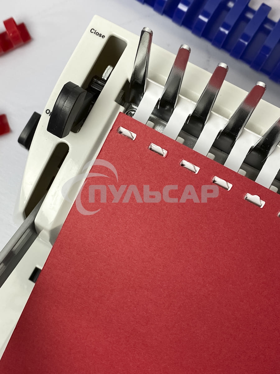 Переплетчик Heleos БП-16 A4/перф.16л.сшив/макс.500л./пластик.пруж. (6-51мм)