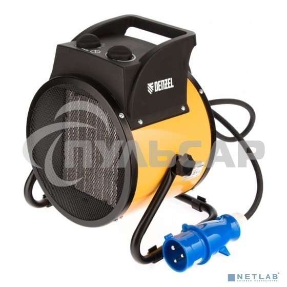 Тепловая пушка керамический нагреватель (тепловентилятор) Denzel DHC 5-400, 230В, 0,04/3/5 кВт