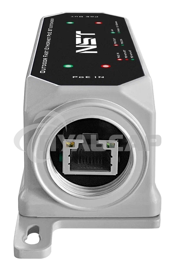 Уличный Ultra PoE удлинитель Fast Ethernet до 250м на 1 порт. Порты Ethernet: Вход - 1x10/100Base-T RJ45; Выход - 1x10/100Base-T RJ45. Порты PoE: Вход - 1xIEEE 802.3af/at/bt/Passive POE (до 120W); Выход - 1xIEEE 802.3af/at/bt (до 90W). Автоматическое опре