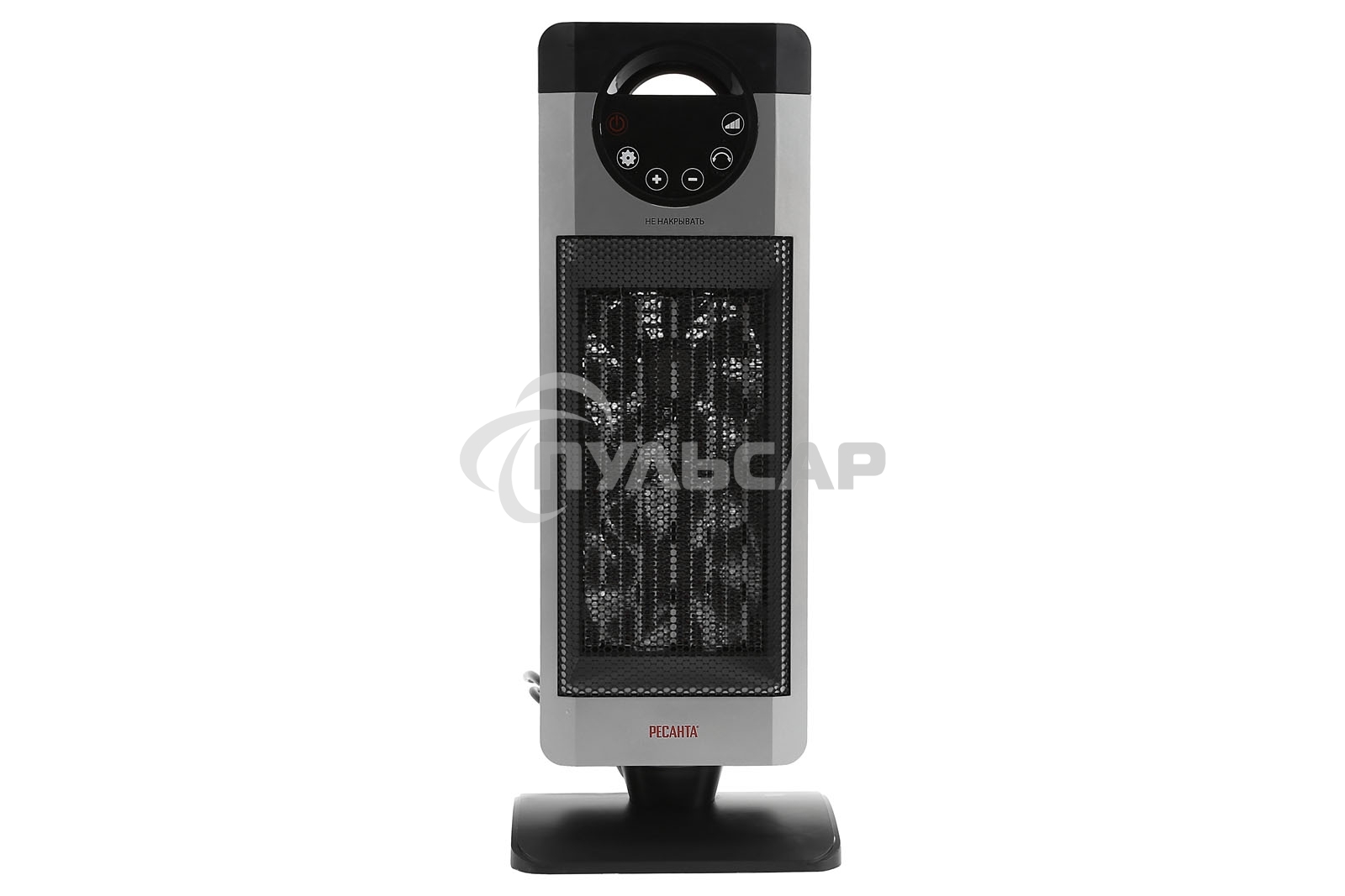 Тепловентилятор Ресанта ТВК-3, серый, 2000 Вт, 20 м2, термостат 67/2/5