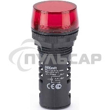 Лампа коммутационный ADDS 22мм LED 220В AC/DC ЛK-22 красн. SchE 25119DEK