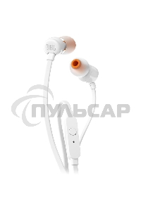 Наушники JBL Tune 110, 3.5 мм, внутриканальные, белый
